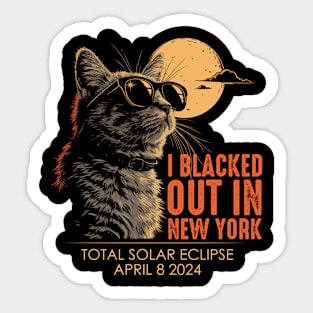 I Blacked Out In New York Sticker